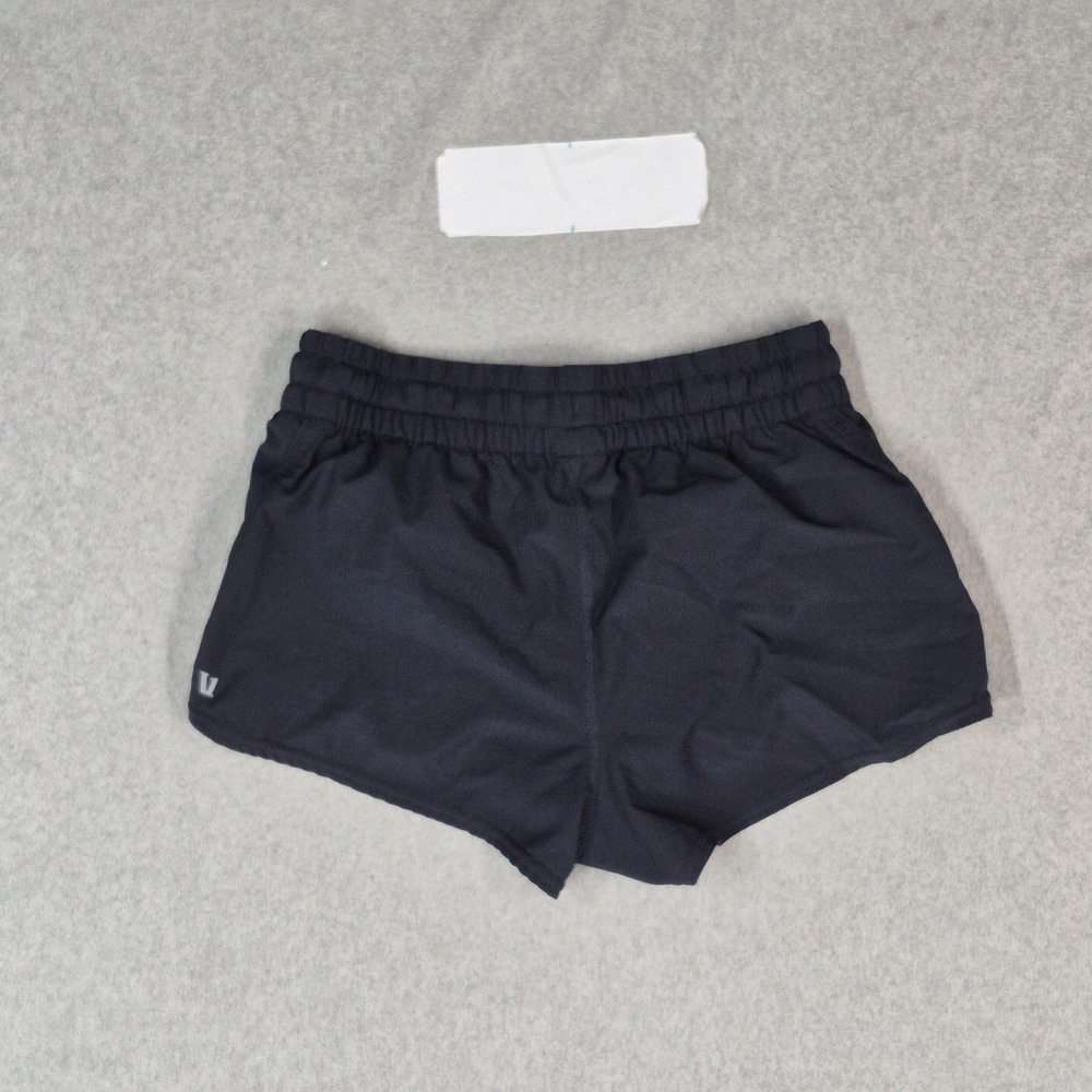 Vuori Activewear Shorts S Black Clementine 2.0 Zipper Logo Pockets Drawstring